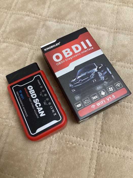 Автосканер OBD2 Kingbolen ELM327 wi-fi (IOS, Android)