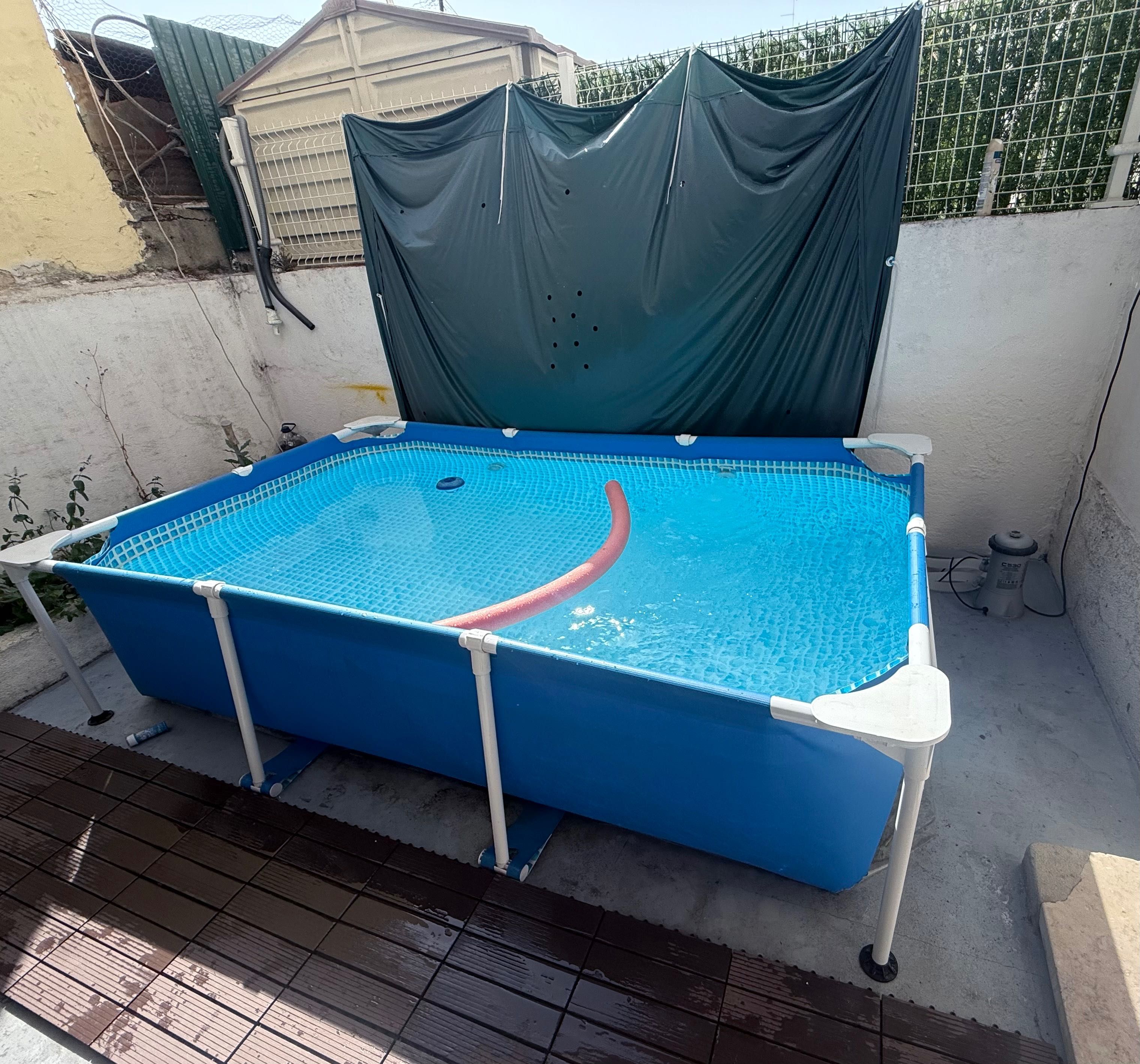 Piscina 2.6x1.6mt completa. Comprado este verão