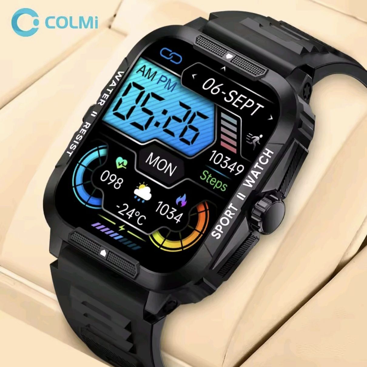 Новые спортивные смарт часы COLMI P76.