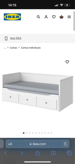 Cama ikea + colchao