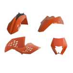 Kit de plasticos KTM EXC EXCF XCW XCFW 08a11 Cor oem Polisport