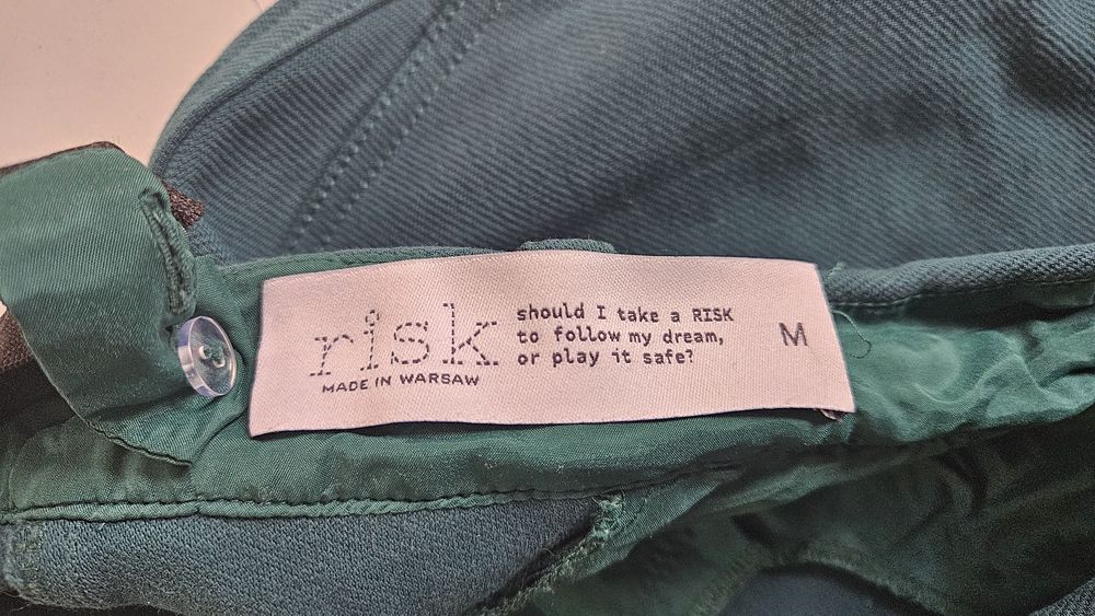 Spodnie M Risk Made In Warsaw zielone