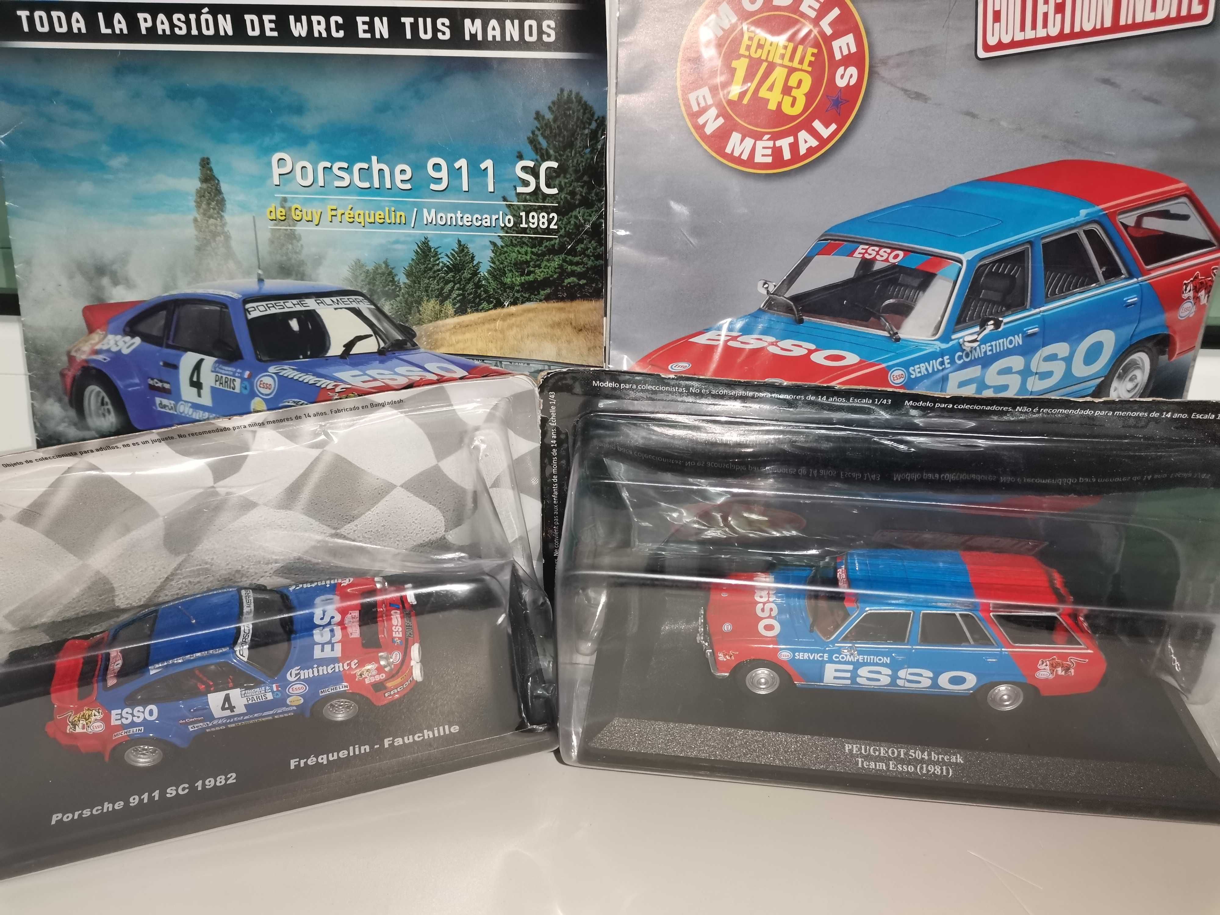 Peugeot 504 Break + Porche 911 SC  
Team ESSO Rally  1:43