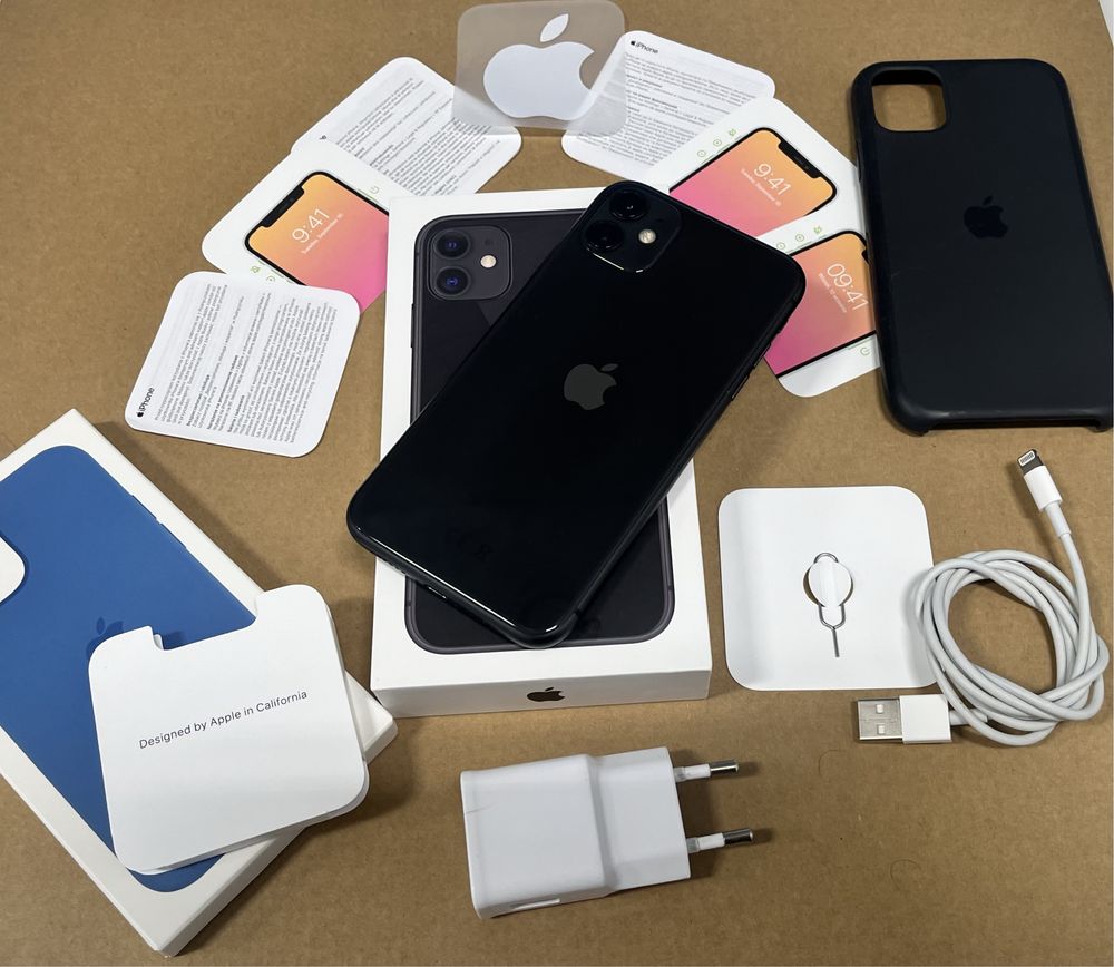 Ładny Apple iPhone 11 Zadbany Czarny Komplet Bez Blokad 64GB