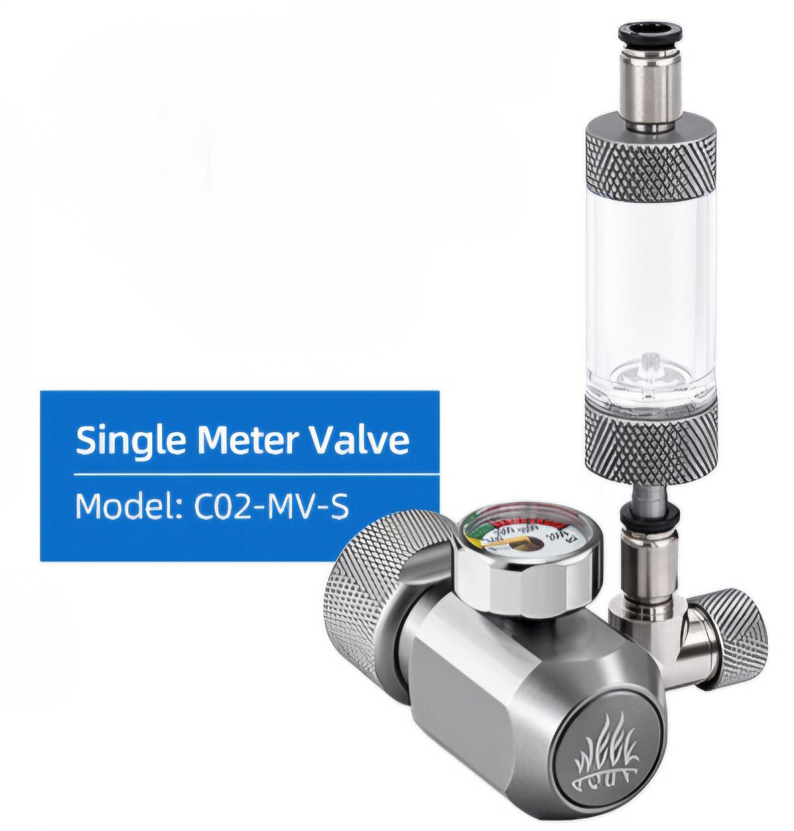 (NOVO) Regulador fino de CO2 - Week Aqua CO2-MV-S (Na caixa)