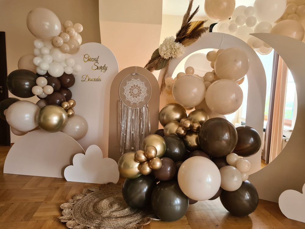 Koło balonowe balony dekoracja chrzest komunia osiemnastka sylwester