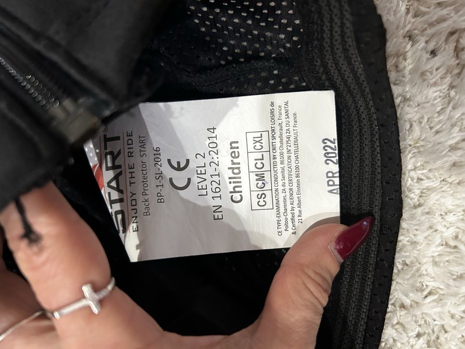 Kamizelka 2 M ochronna jeździecka START EffectFlex młodzieżowa