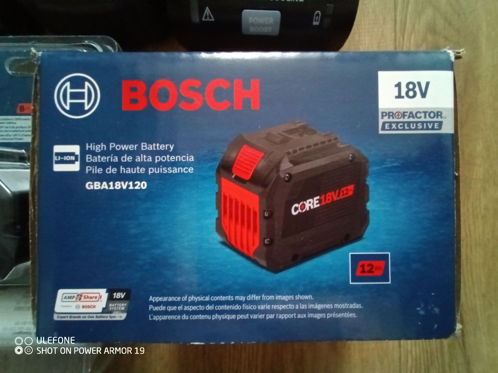 Акумуляторні батареї Bosch core 18V