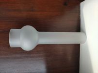Stary francuski matowy kominek cylinder 62 mm