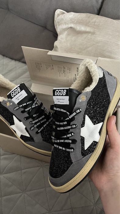 Утеплені кеди Golden goose