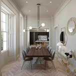 Candeeiro teto led candelabro design Krisztian Mecs y Jozsef Hegedus