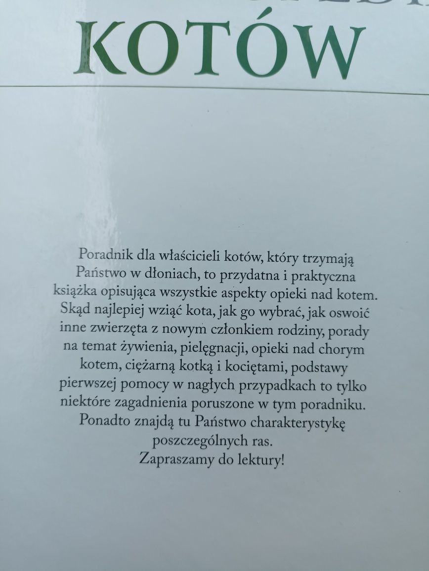 Trzy ksiązki / albumy o kotach