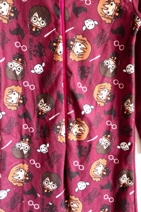 Дитяча піжама +штани Гаррі Поттер тепле кігурумі сліп 134-140 Хогвартс