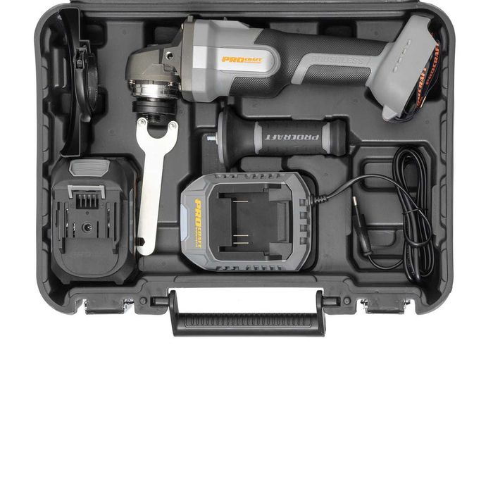 Болгарка акумуляторна Procraft Industrial AG125A (кейс) УШМ АКБ