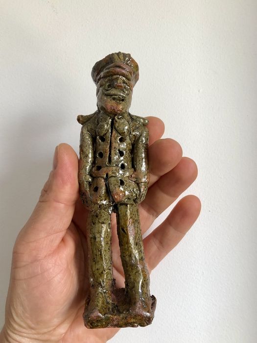 Figurka ceramiczna Urzędów sztuka ludowa