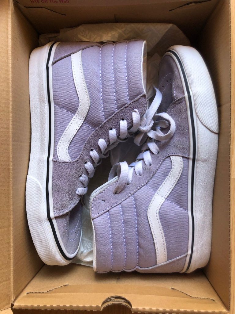 Botas vans lilás