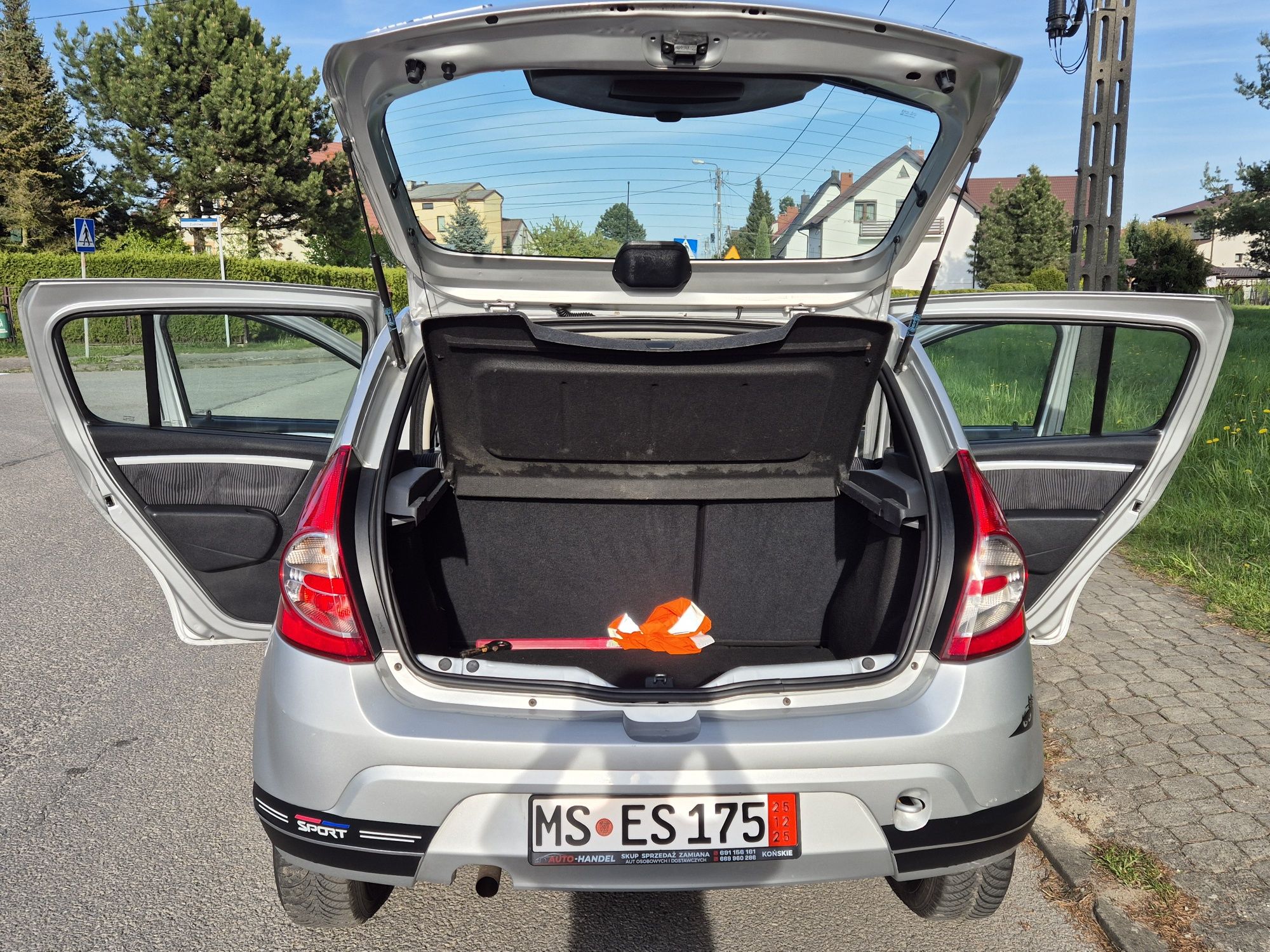 DACIA SANDERO 1.6B MPI OPŁACONY Z Niemiec Klima Elektryka 08r Stan BDB
