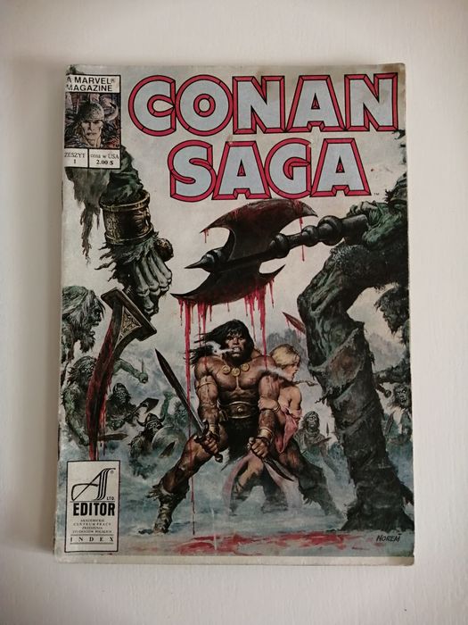 Conan - pakiet 5 komiksów - lata 89 - 90.