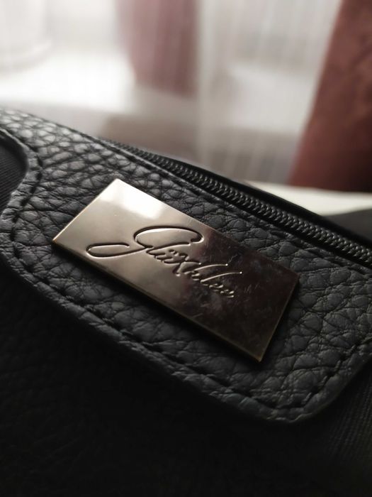 Torebka czarna skóra ekologiczna