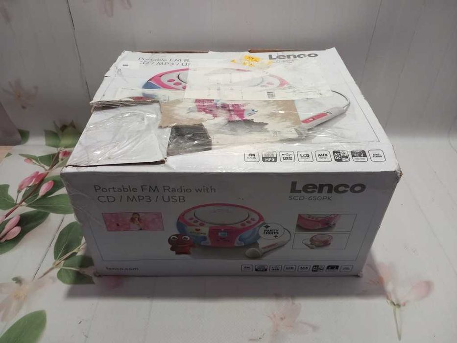 Radioodtwarzacz Lenco SCD650PK różowy