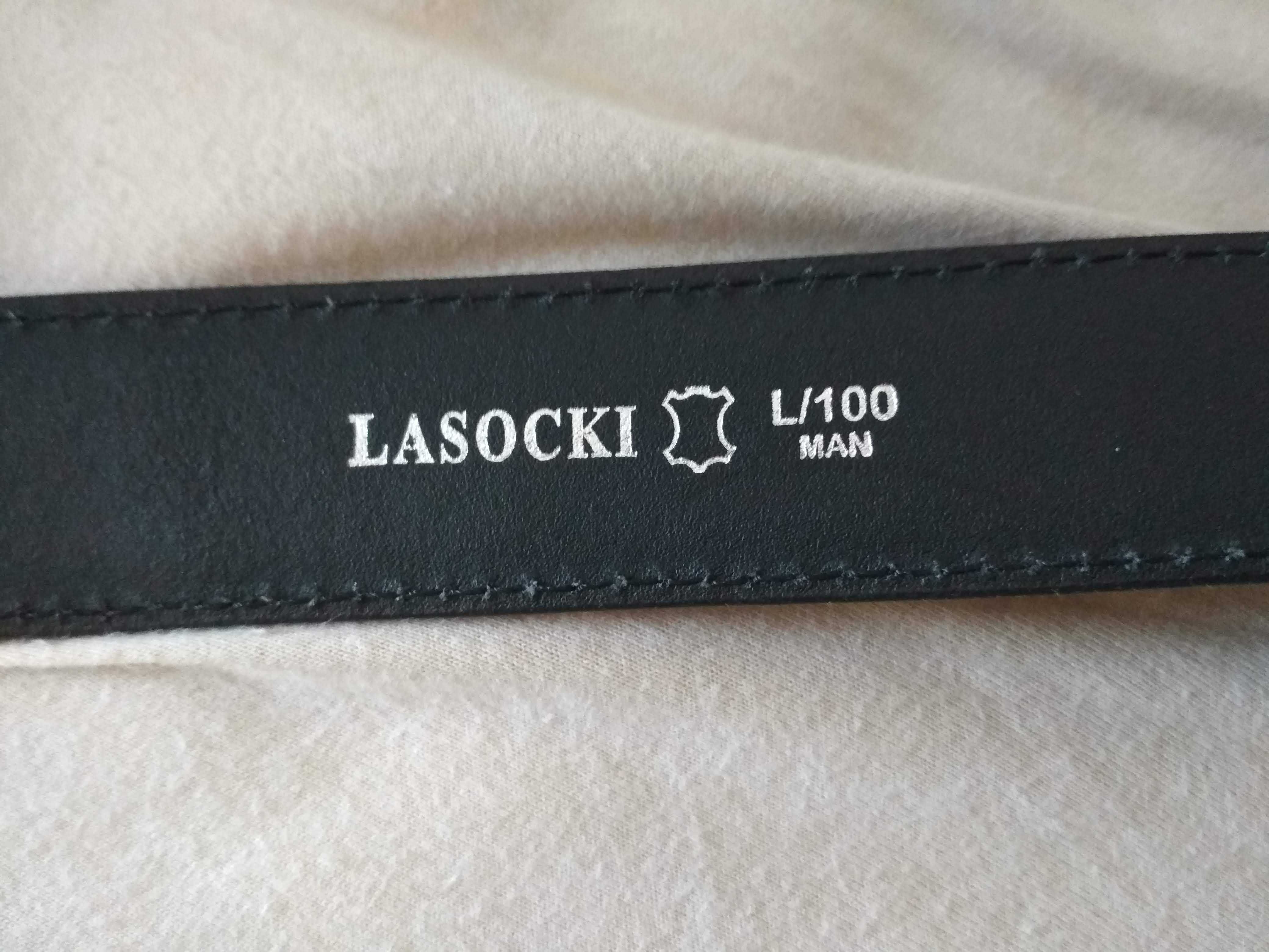 pasek męski LASOCKI rozm L 100cm skóra