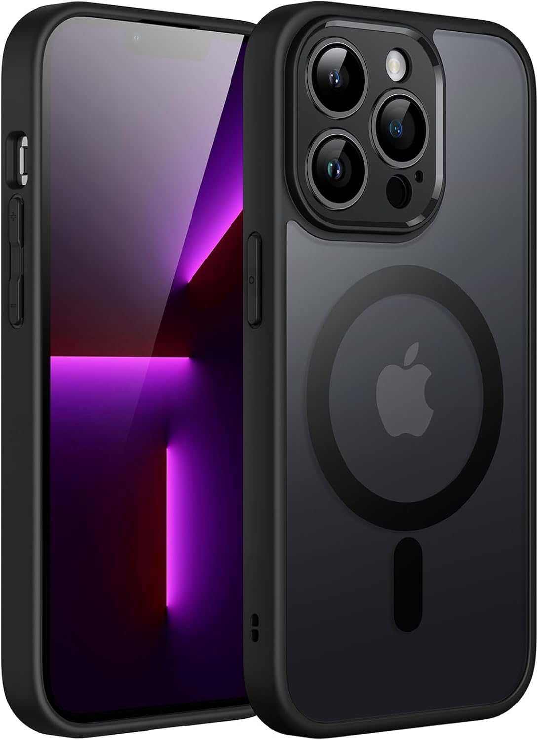 Etui plecki magnetyczne JETech do iPhone 13 Pro Max czarny