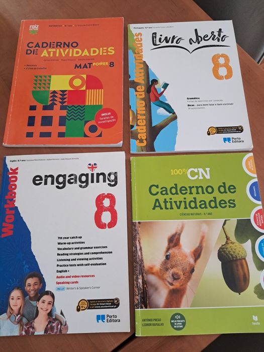 Caderno exercícios 8⁰ano e 9⁰ano