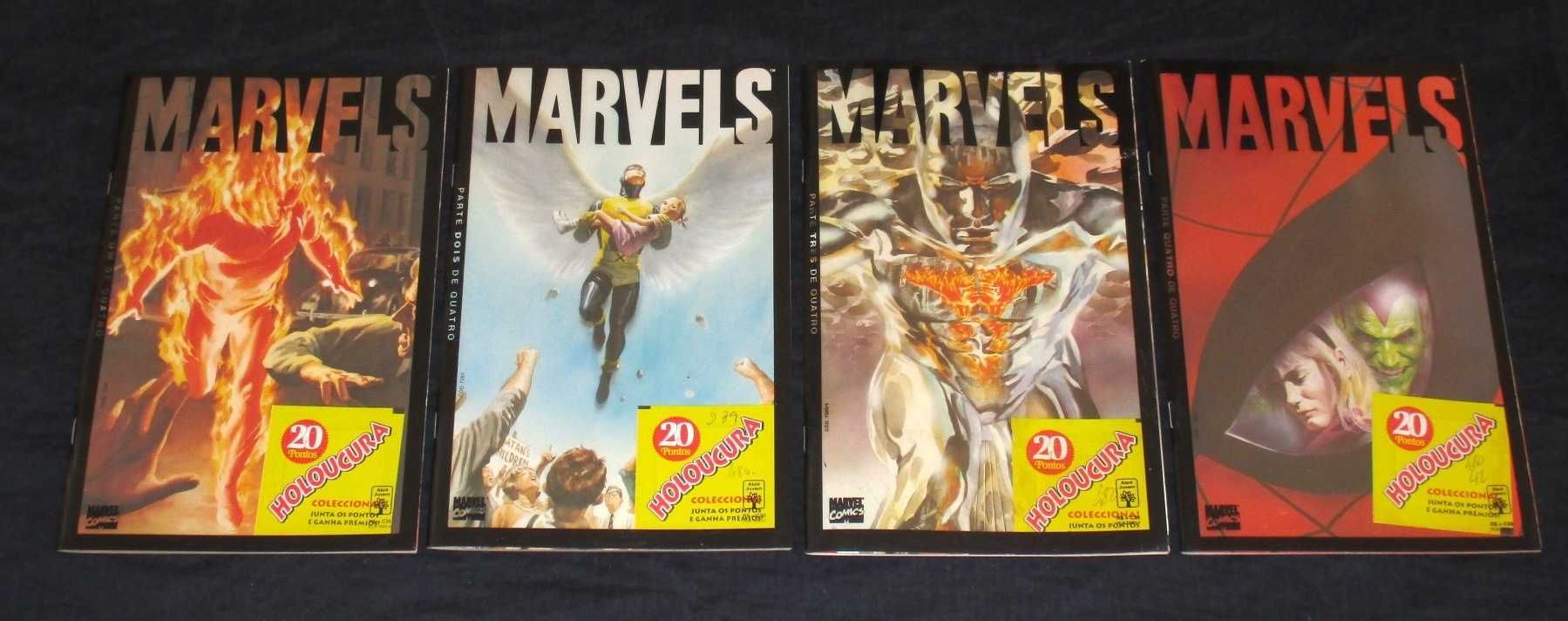 Livros BD Marvels Mini Série Completa Alex Ross