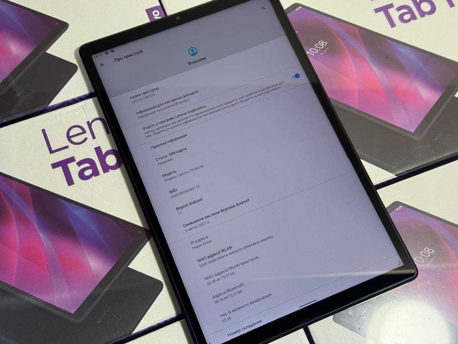 Lenovo Tab K10 10.3″ FHD | 3/32GB | Android 11 | Новий, запечатаний