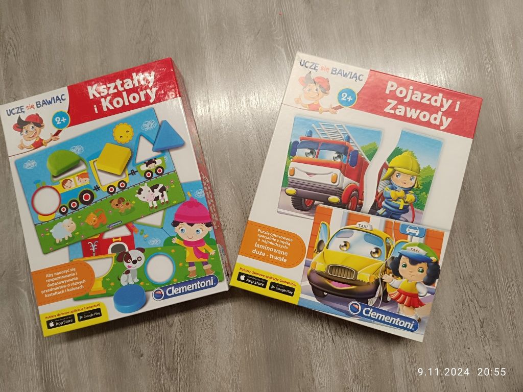 Kolory i kształty, Pojazdy i zawody