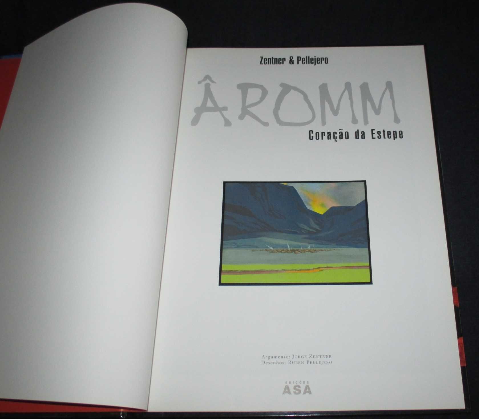 Livro BD Âromm Destino Nómada e Coração da Estepe