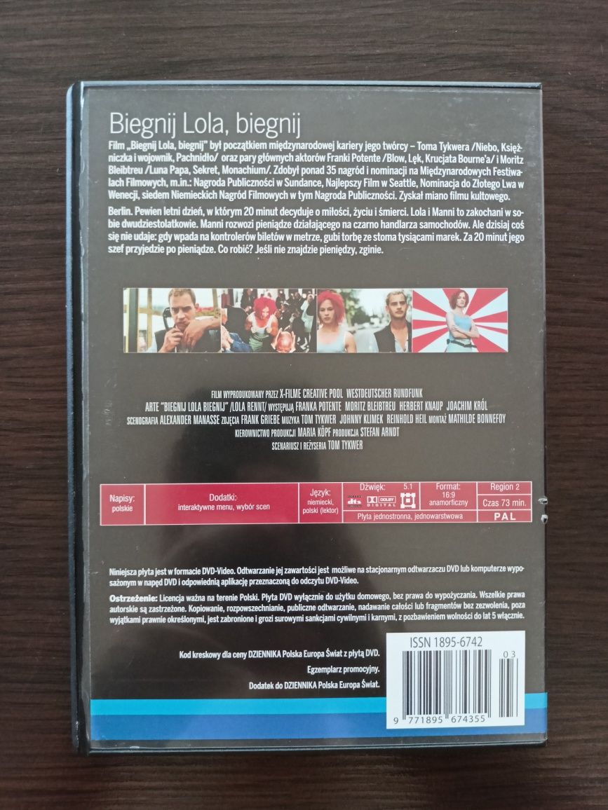 Biegnij Lola, biegnij - Film DVD STAN IDEALNY