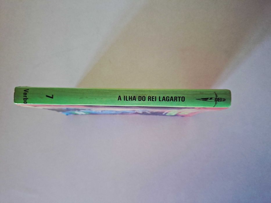 Livro Nº7 Aventuras Fantásticas - A Ilha Do Rei Lagarto - Verbo