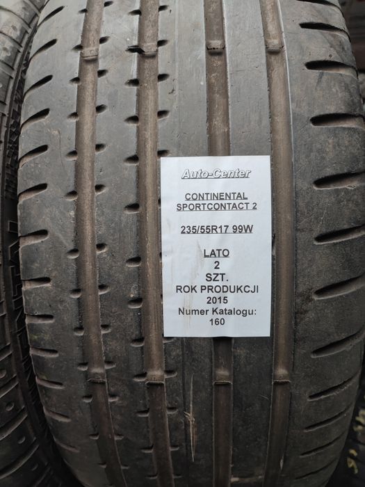 Opony letnie 235/55R17 99W Continental SportContact