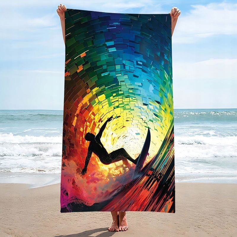 Ręcznik plażowy Szybkoschnący mikrofibra 100x180 kąpielowy Holiday duż