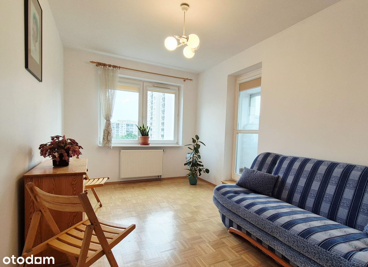 Mokotów ostatnie piętro, widok, metro 3 min – unikalne 3 pokoje
