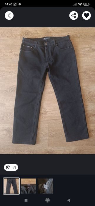 Jeansy ocieplane męskie L, Big more jeans