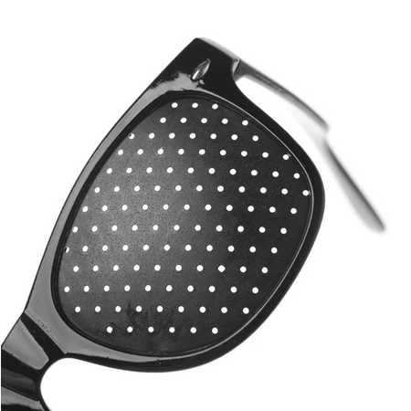 Okulary AJURWEDYJSKIE okulary z dziurkami czarne