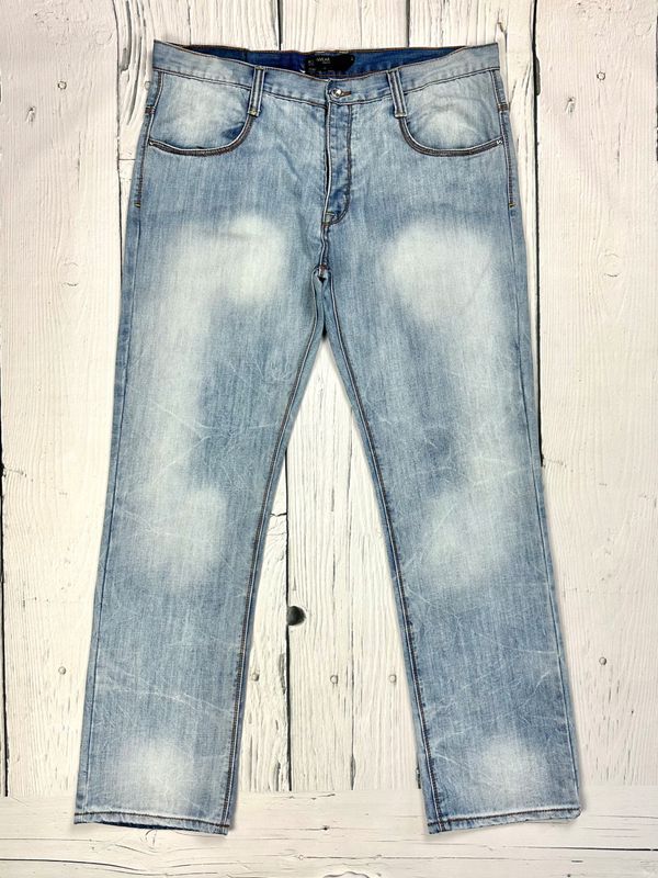 Rocawear Jeansy Baggy Męskie Spodnie Hip Hop Streetwear Jay-Z Logowane
