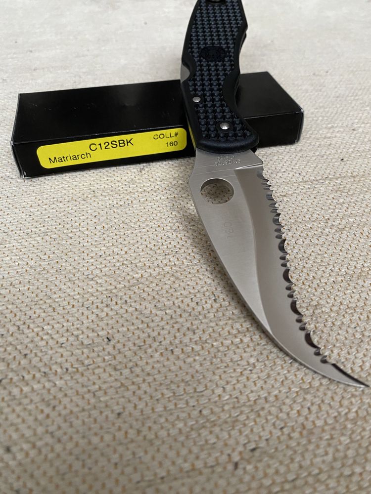 складний ніж Spyderco Matriarch ATS-55 #160 2001 рік Discontinued!