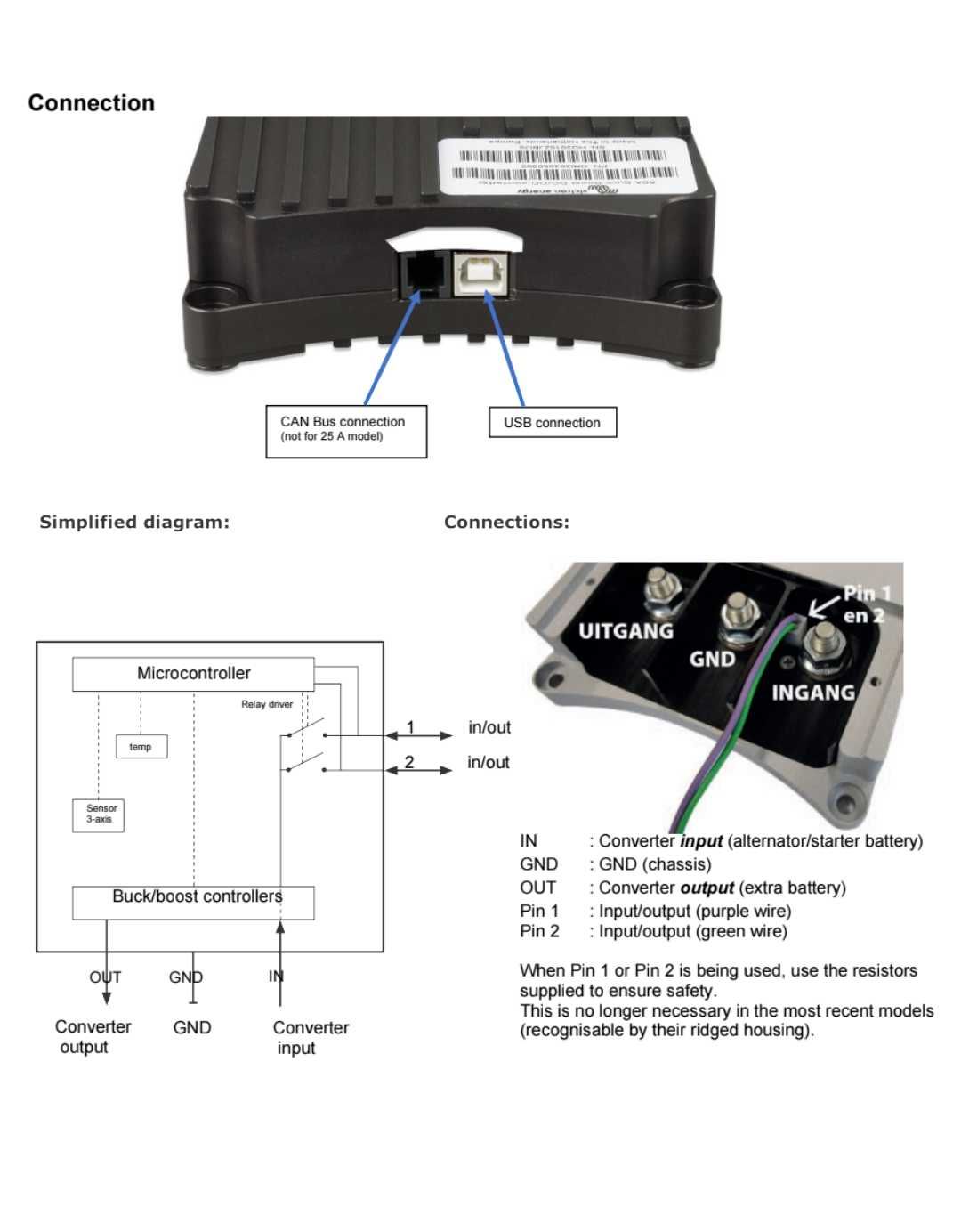 Конвертор 50А Buck-boost DC/DC converter