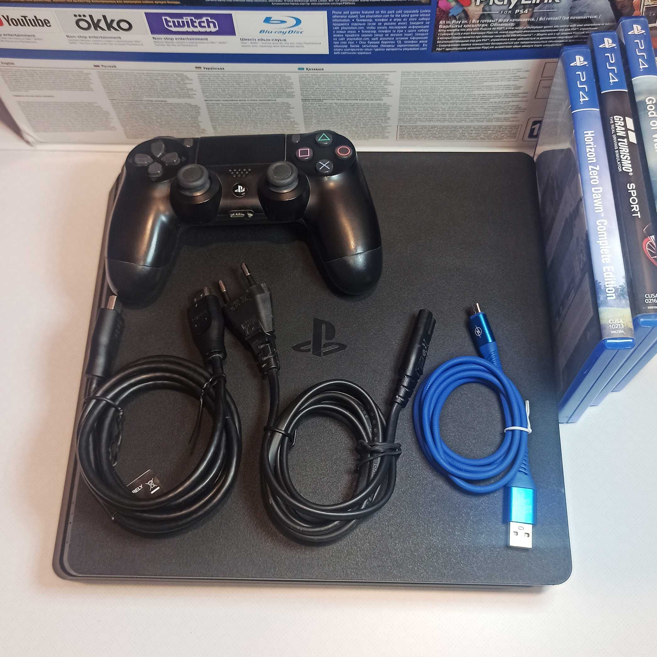 PlayStation 4 Slim 1TB + 9 ігор