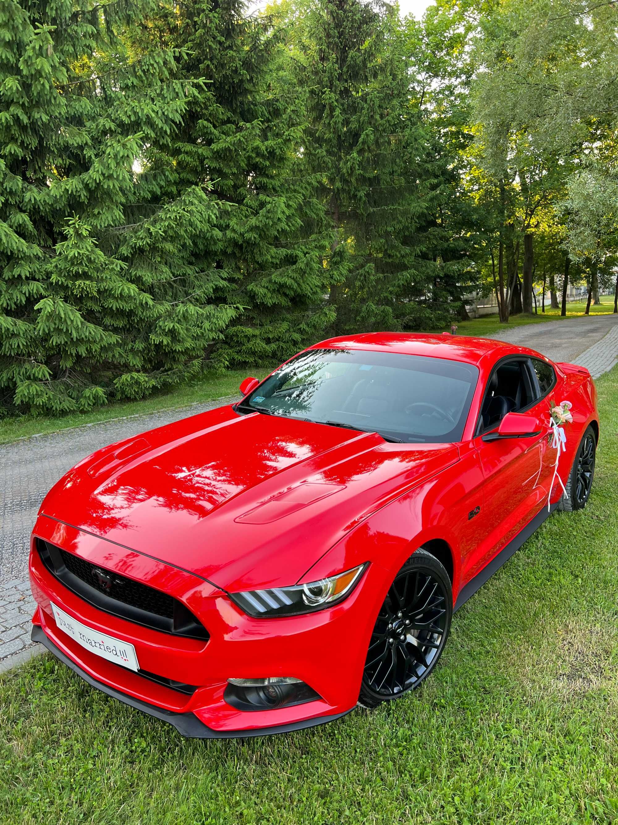 samochod do ślubu, auto na wesele mustang camaro challenger / wynajem