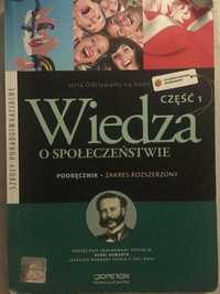 Wiedza o społeczeństwie podręcznik zakres rozszerzony cz.1 i 2 Operon