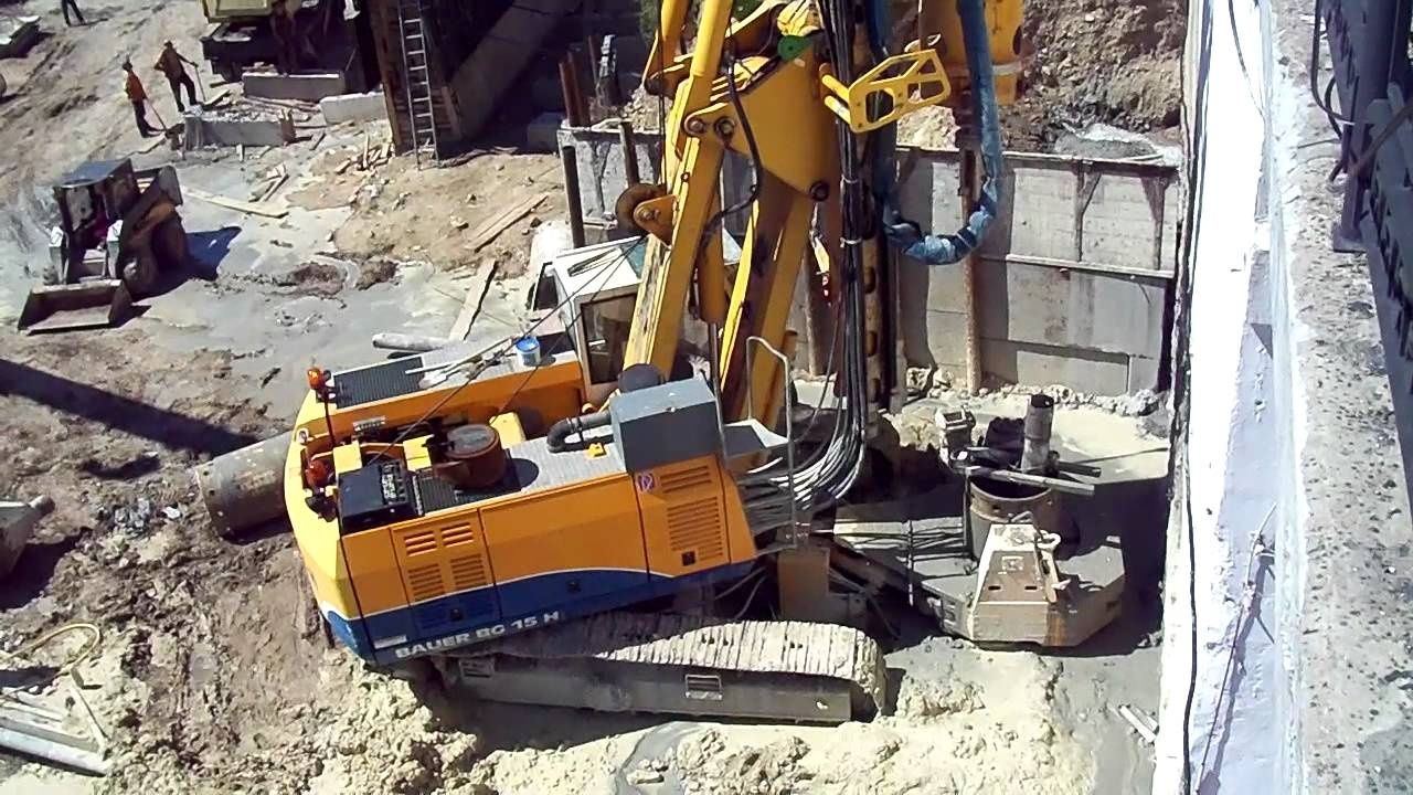 Бурение под сваи