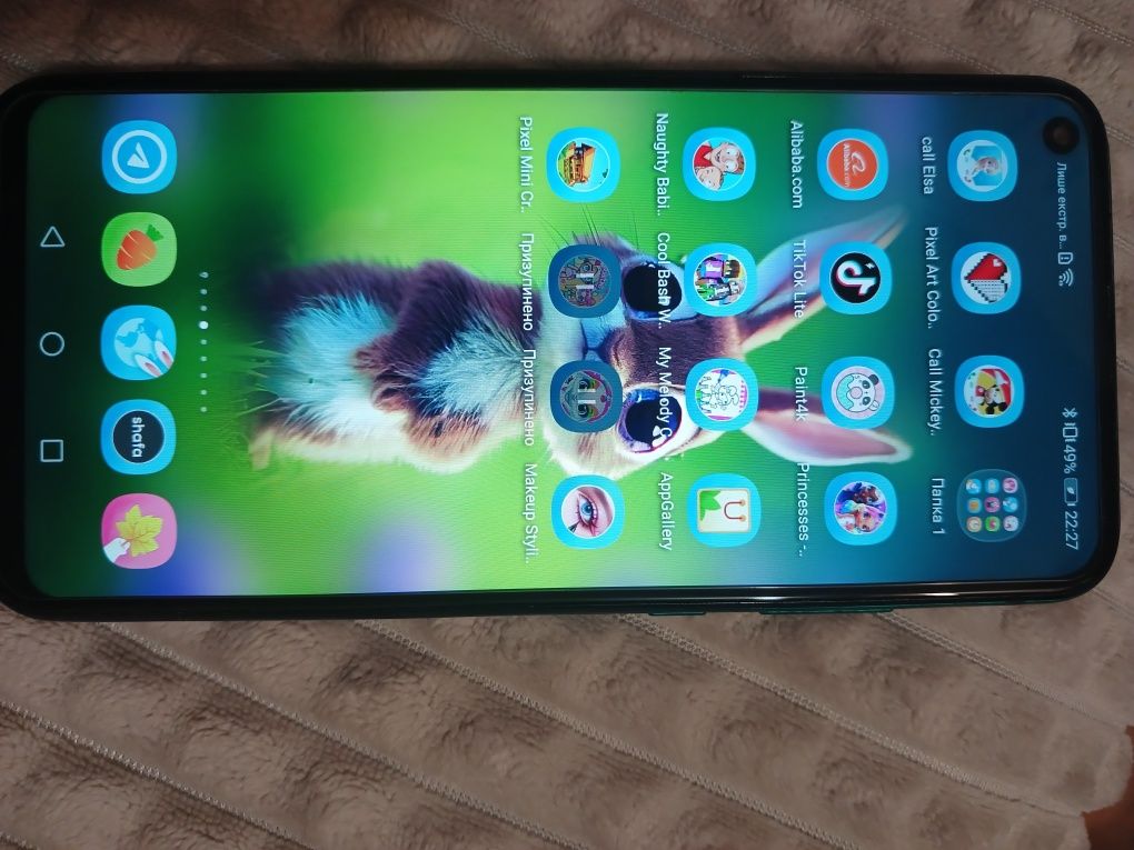 huawei p40 lite e green