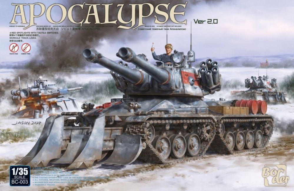 Apocalypse Ver 2.0 model czołg 1:35 Border Model BC003