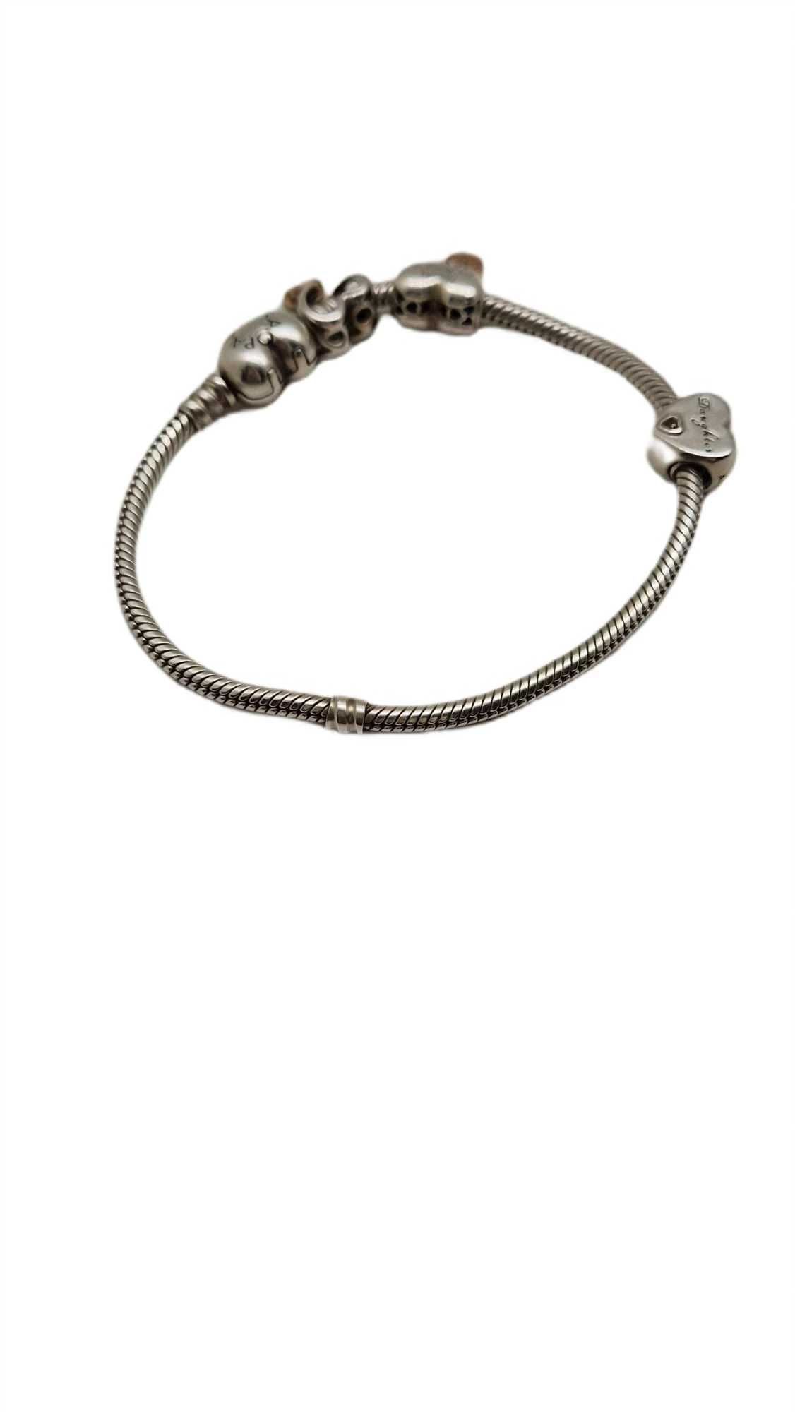 Sliczna damska bransoletka Pandora p.925 22,16 g dł.16cm