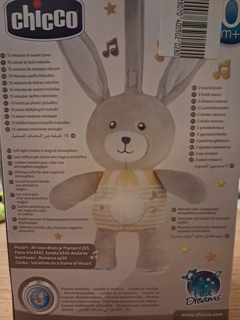 Królik Chicco Lullaby Stardust Bunny