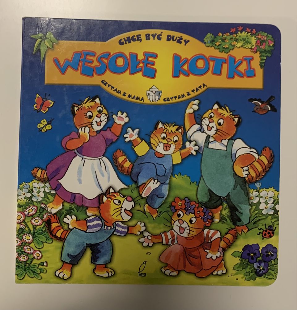 Książka dla małych dzieci „Wesołe kotki”